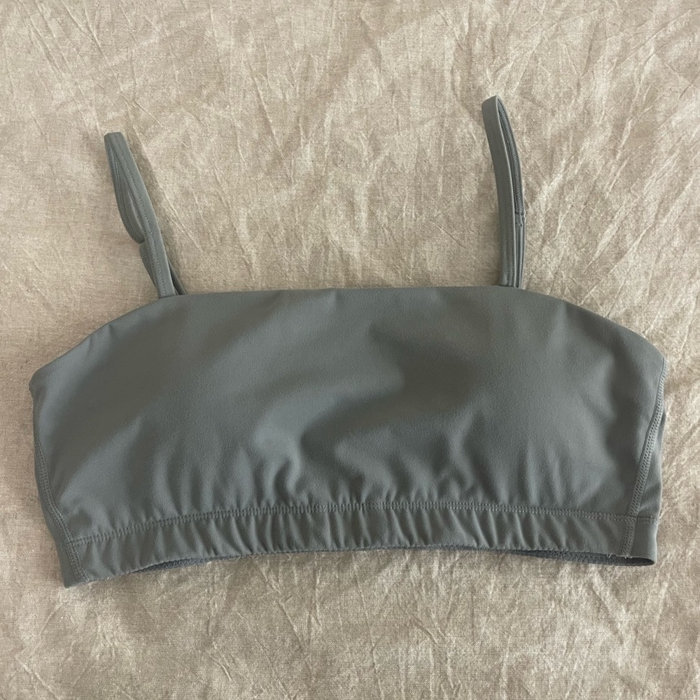 Aoxjox Women's Workout Bandeau Sports Bra